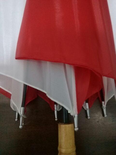 Payung Tongkat / Payung Standard / Grc / Gagang Kayu Kombinasi - 5500