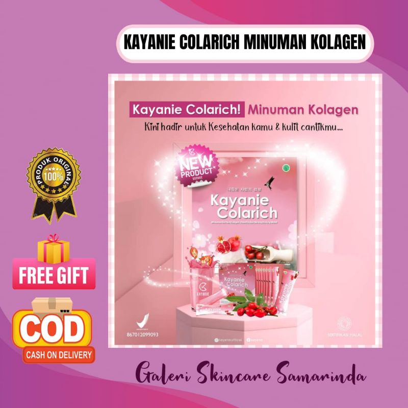 Kayanie colarich collagen drink|Minuman Collagen|Pemutih Badan|Pemutih kulit