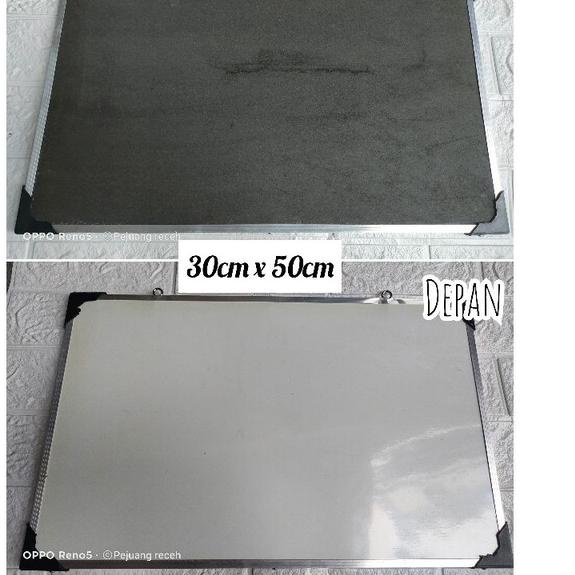 

5.5 SALE/Star/5.5 Fasion sale/「Grosir」/5.5 SALE PAPAN TULIS BOLAK BALIK/WHITEBOARD SPIDOL DAN KAPUR UKUURAN 30X50CM ⚡ALEE!!!!..