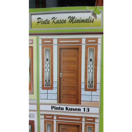 kusen dan pintu dan 2 set kusen jendela