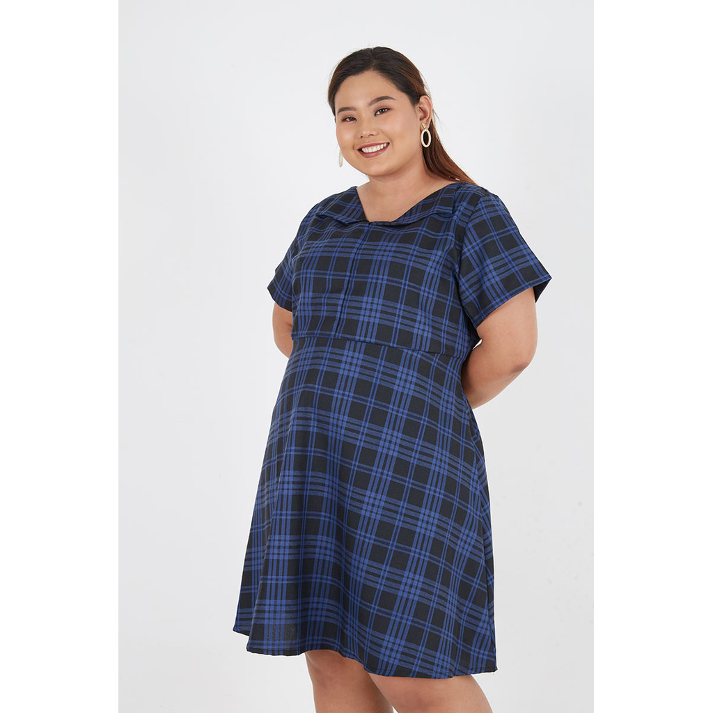 Sorabel - Amel Collar Dress Big Size Jumbo