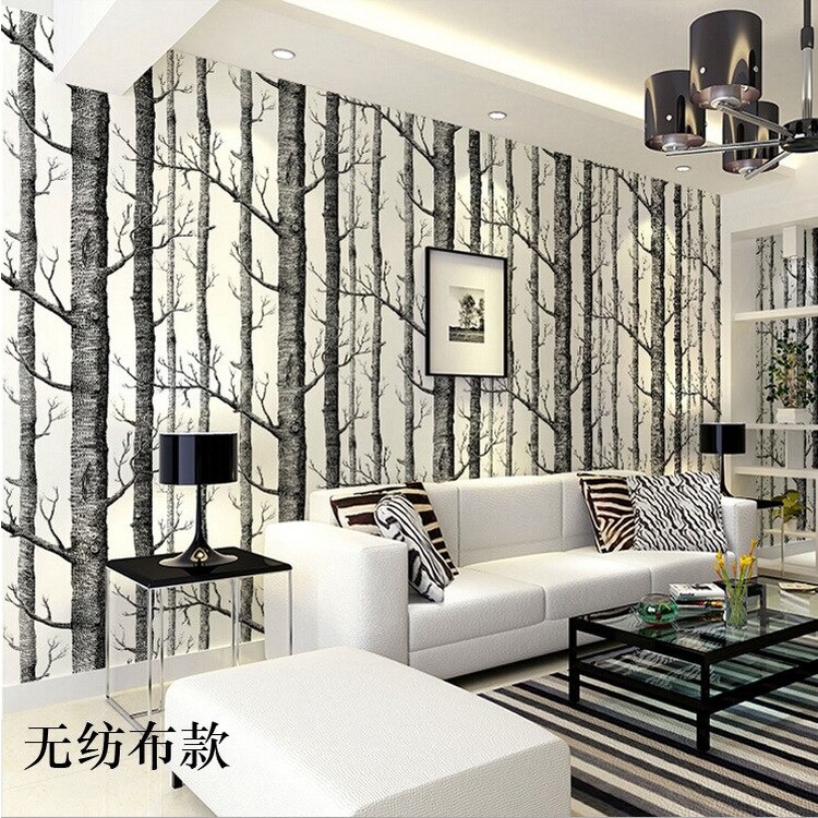 Wallpaper Sticker Dinding Kayu Ranting Panjang 10Meter x Lebar 45cm