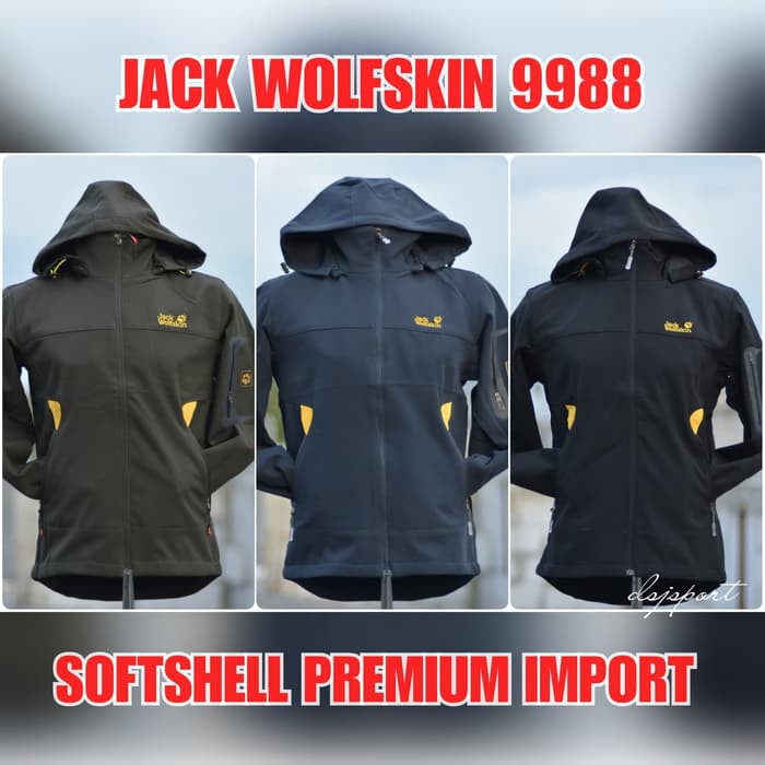 MURAH  JAKET GUNUNG OUTDOOR JACK WOLFSKIN 2590 SOFTSHELL PREMIUM VIETNAM