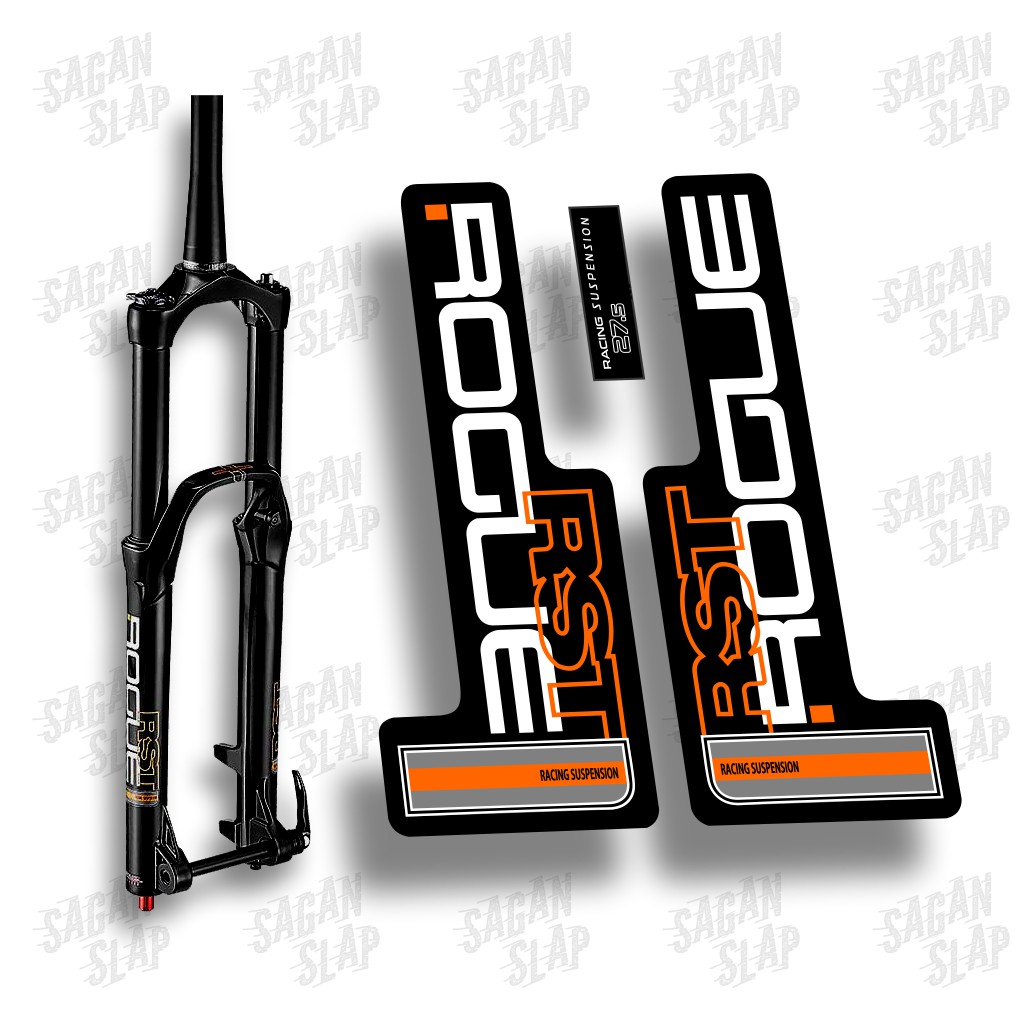 Stiker Rst Rogue Sticker Decal Fork Mtb Downhill