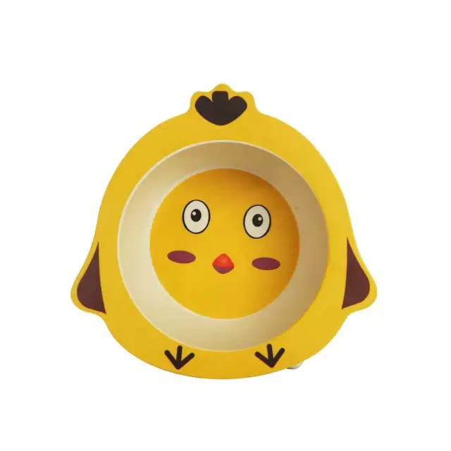 MANGKUK UNIK FIBER VIB BAMBOO XY017 KIDS BOWL