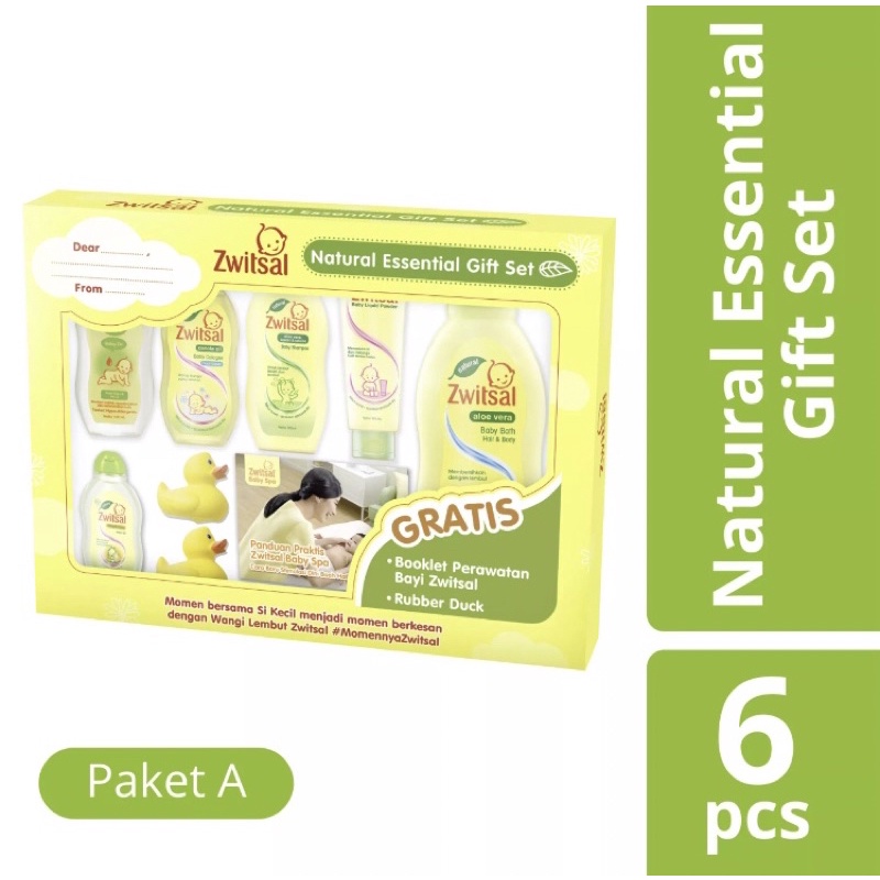 Zwitsal Baby Gift Box Naturral Essential Set Hampers Hadiah Bayi Perlengkapan Bayi