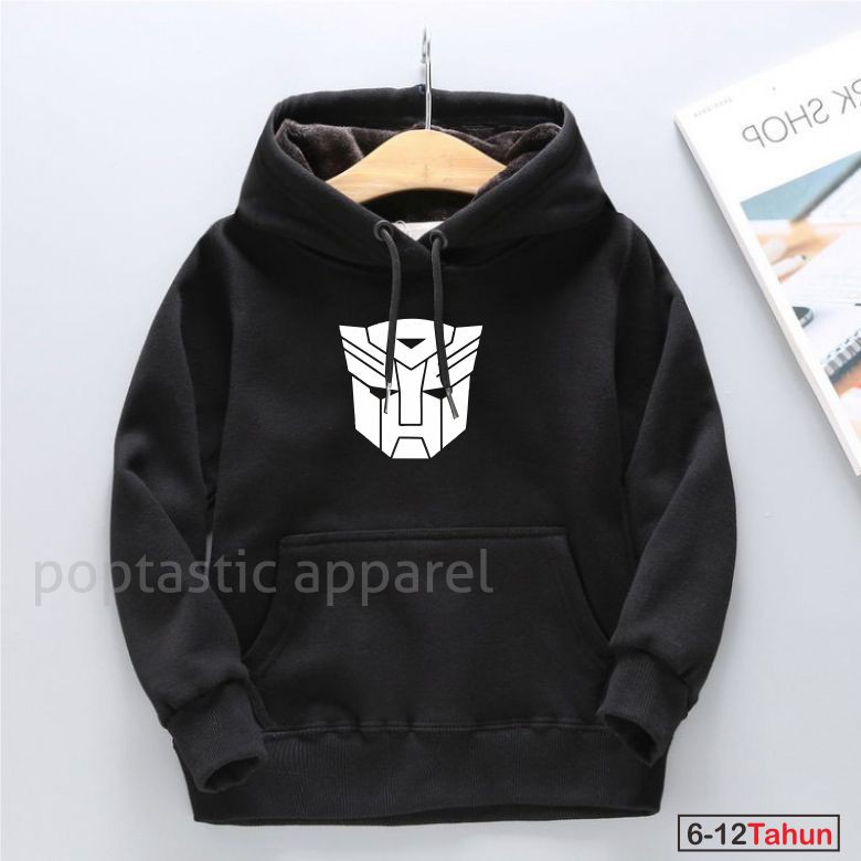 transformers - Jaket Distro Sweater Hoodie anak Laki-laki perempuan  FLEECE TEBAL