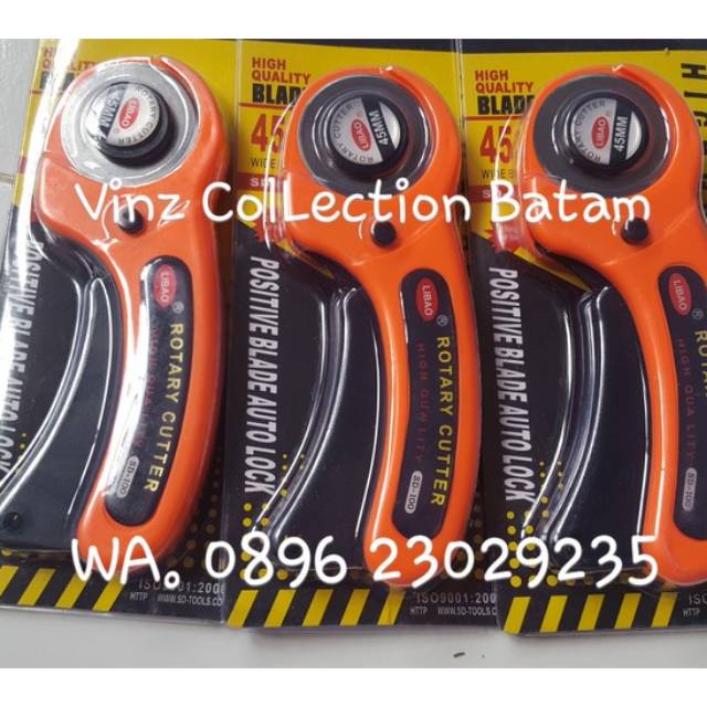 

Rotary Cutter| Alat memotong kain/ kertas.