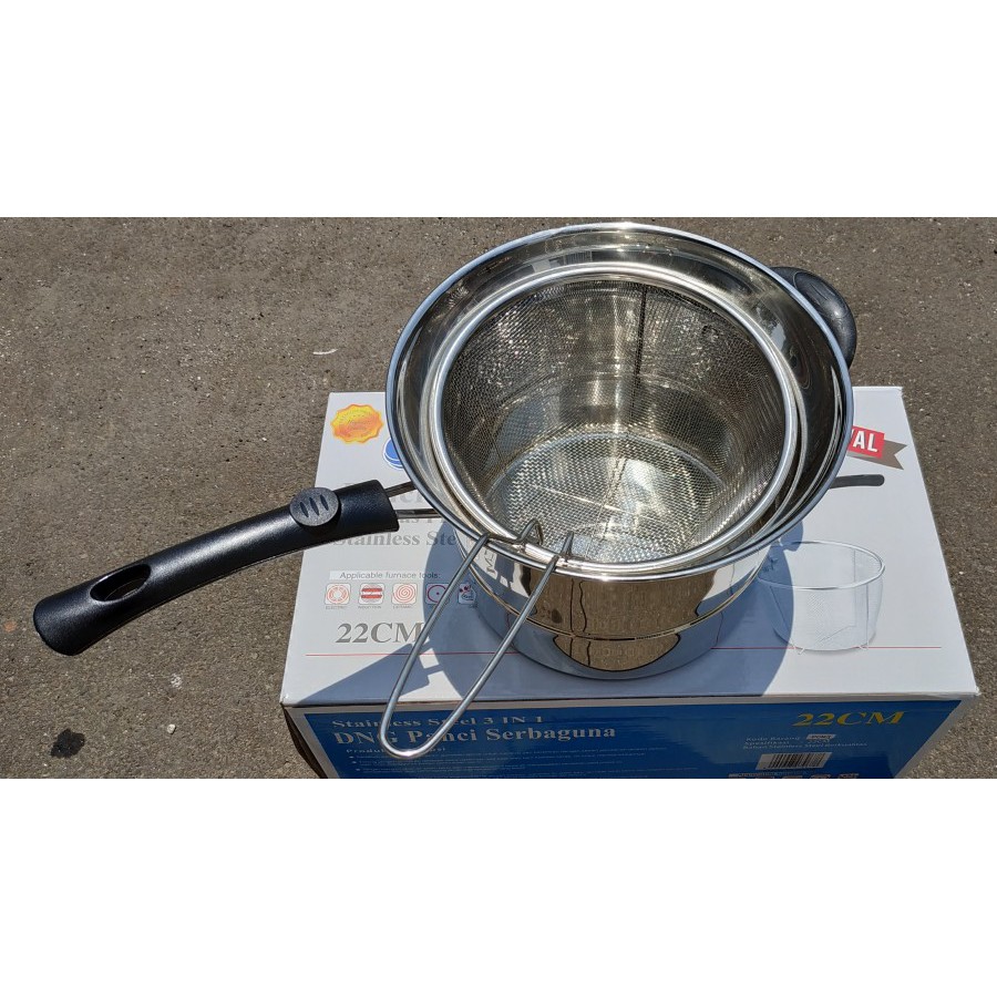 panci deep fryer 22 cm