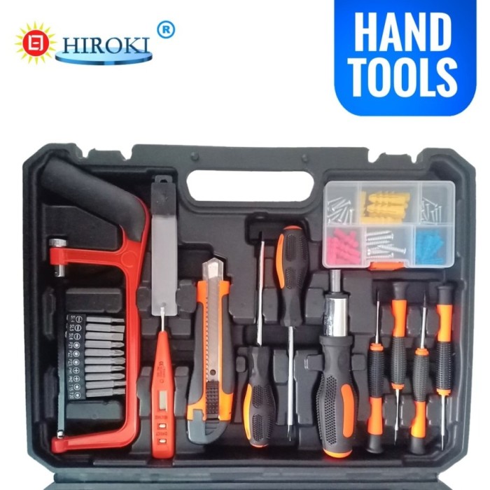 HIROKI MS-A-102 Toolkit Set 102 pcs Tool Kit Pertukangan Hand Tools