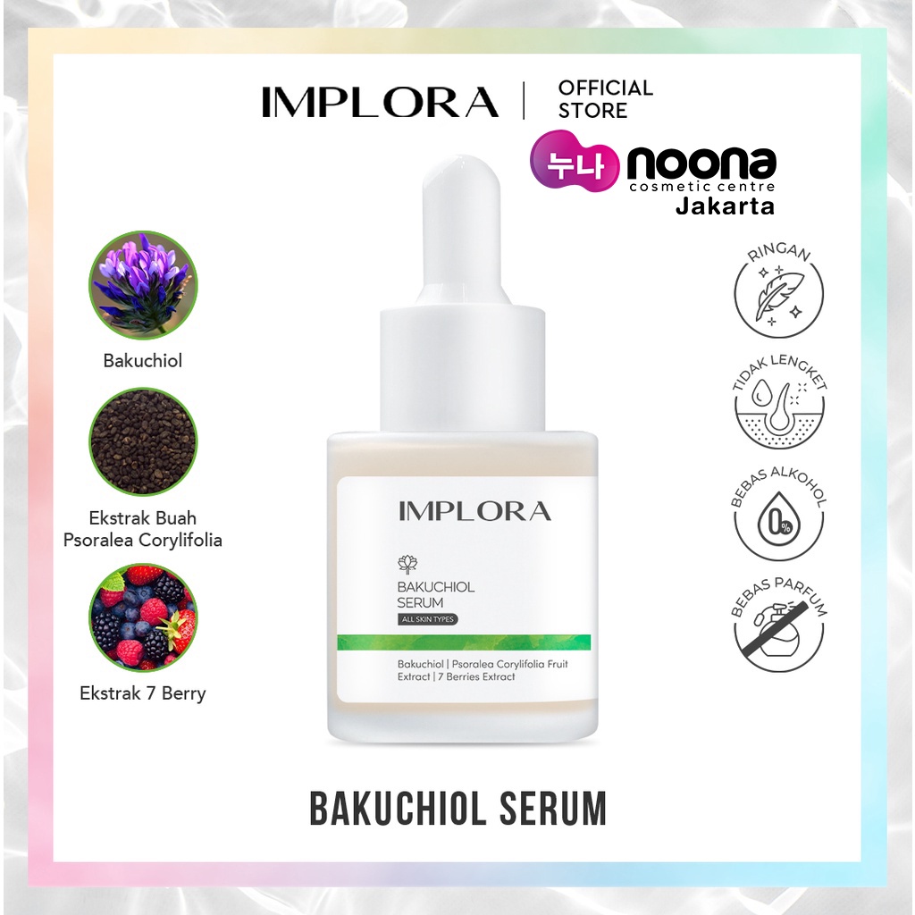 IMPLORA BAKUCHIOL SERUM ALL SKIN TYPES 20ML