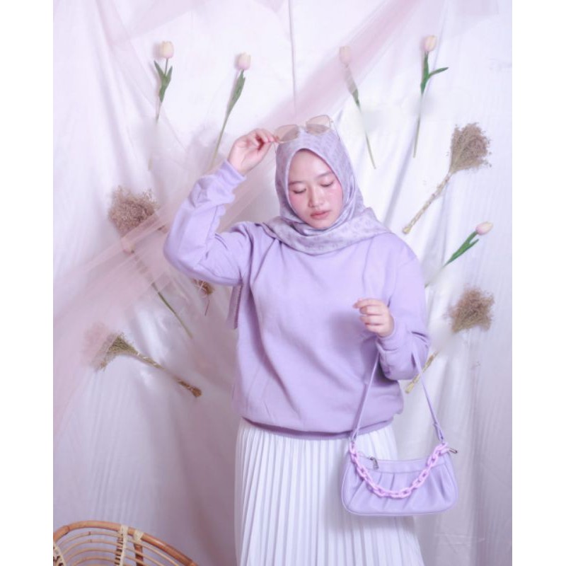 Basic sweater Warna Baby || sweater wanita || SIZE M-XL