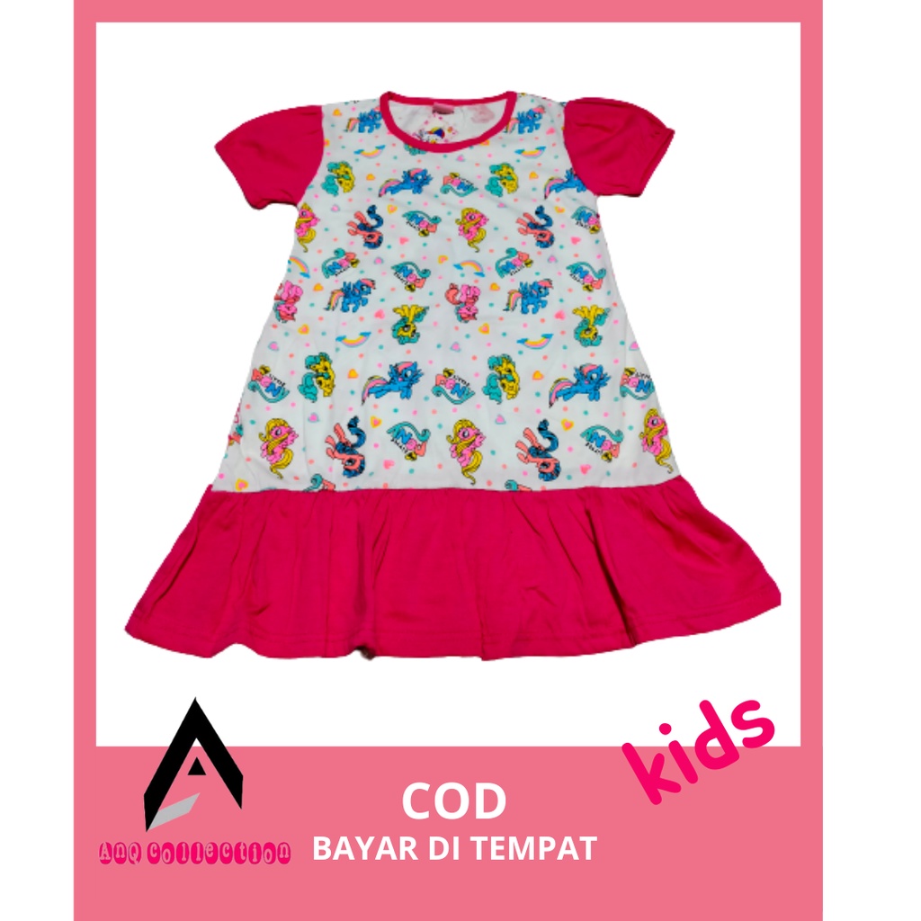 Baju Anak Perempuan Usia 4-6 Tahun Daster Anak Perempuan  LITTLE PONY
