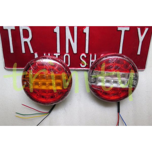 Promo Lampu Stop Led Bulat Truk Diskon