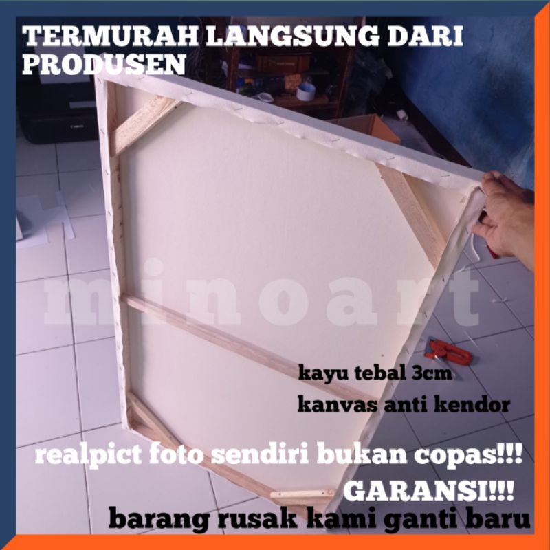 

kanvas lukis besar ukuran 80x90 cm canvas knvas kanfas kanpas melukis lukisan alat menggambar media seni murah langsung dari produsen