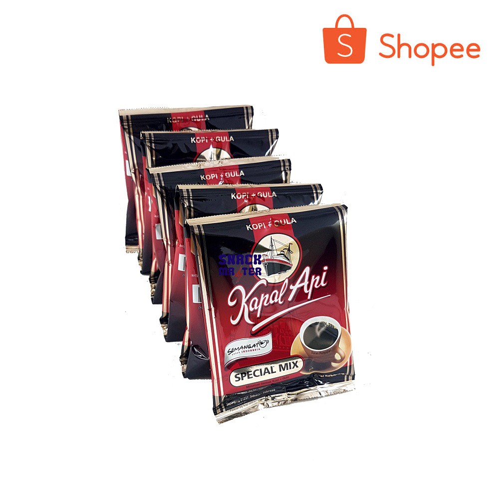 Kapal Api Special Mix Kopi Gula - Netto 10bks x 25 gr | Shopee Indonesia