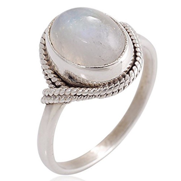 Cincin Bahan Sterling Silver 925 Hias Kristal Pink Untuk Wanita Jza0109