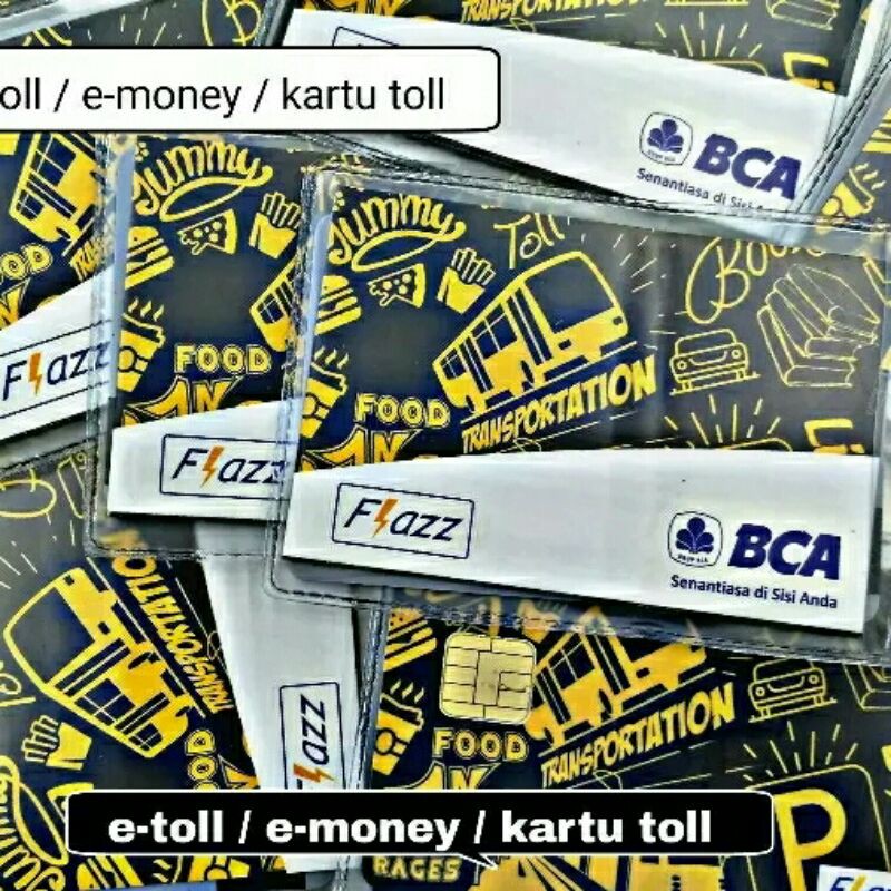 Flazz BCA Warna Hitam ORI /Like eTOLL eMONEY Tapcash or Brizzi