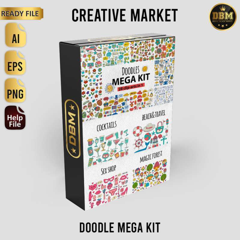 Doodle Mega Kit - Vector Designs