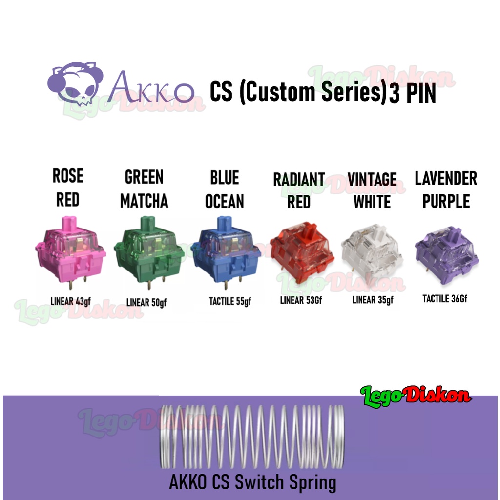 AKKO CS Custom Series 3 Pin RGB SMD Mechanical Switch