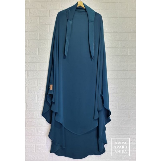 French Khimar Tanpa Lengan Fursan Silk