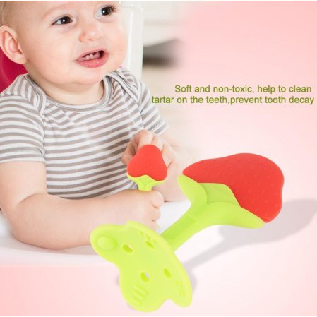 MAINAN GIGITAN BAYI BABY TEETHER BUAH / TEETHER KERINCING / RATTLE BAYI