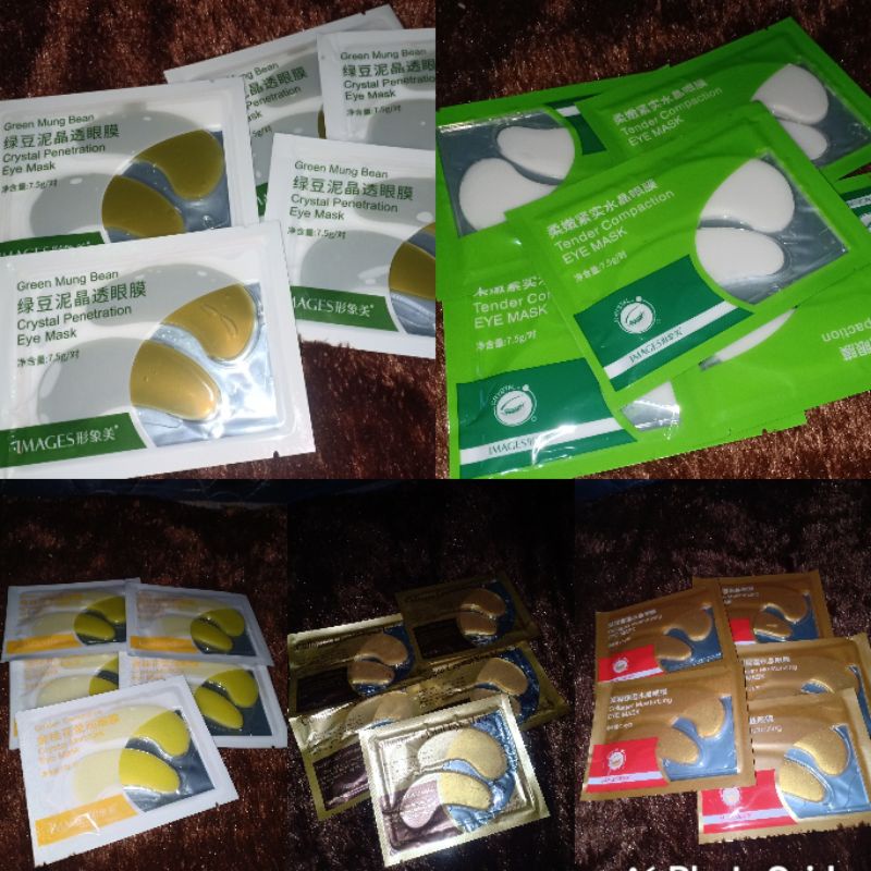 MASKER MATA - CRYSTAL COLLAGEN GOLD POWDER EYE MASK