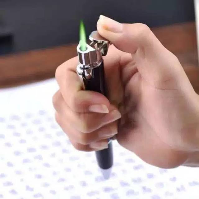 PULPEN KOREK GAS EKSLUSIF STAINLESS / PULPEN KOREK UNIK / PULPEN MULTIFUNGSI KOREK API ISI ULANG-1