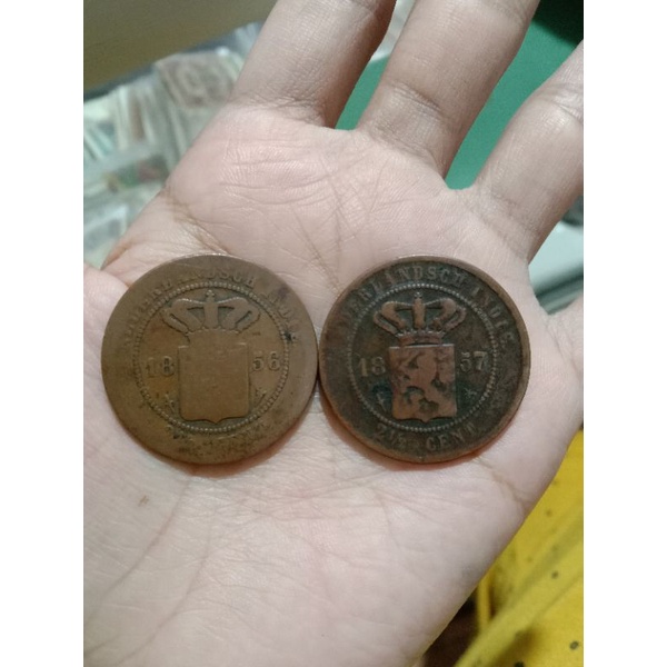 benggol 2 keping tahun 1956 dan 1857