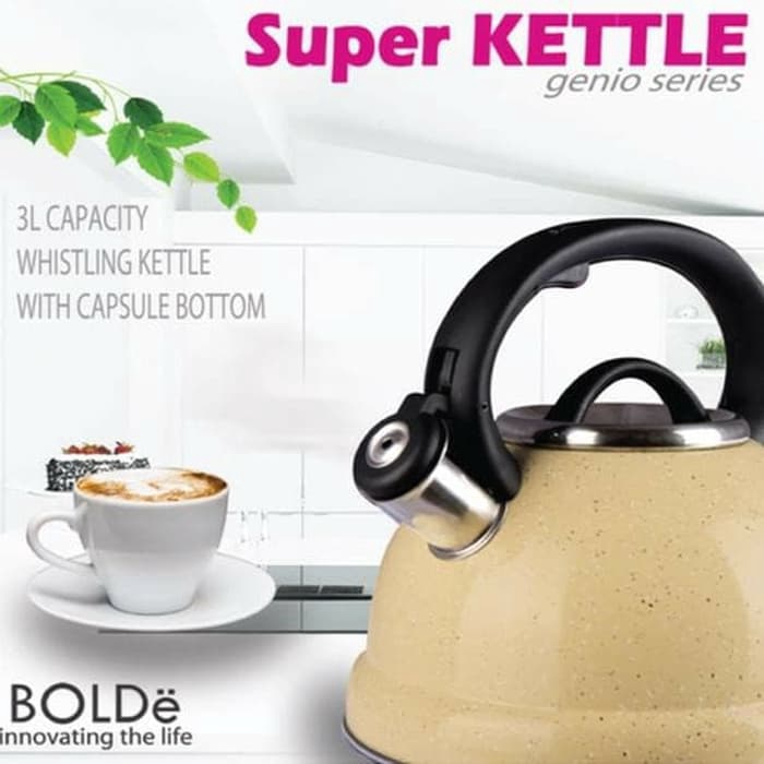 BOLde kettle siul Genio series 3L - Super teko stainless 3 Liter