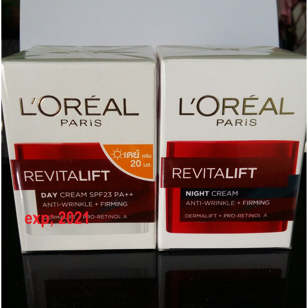 loreal revitalift day cream/night cream 20ml