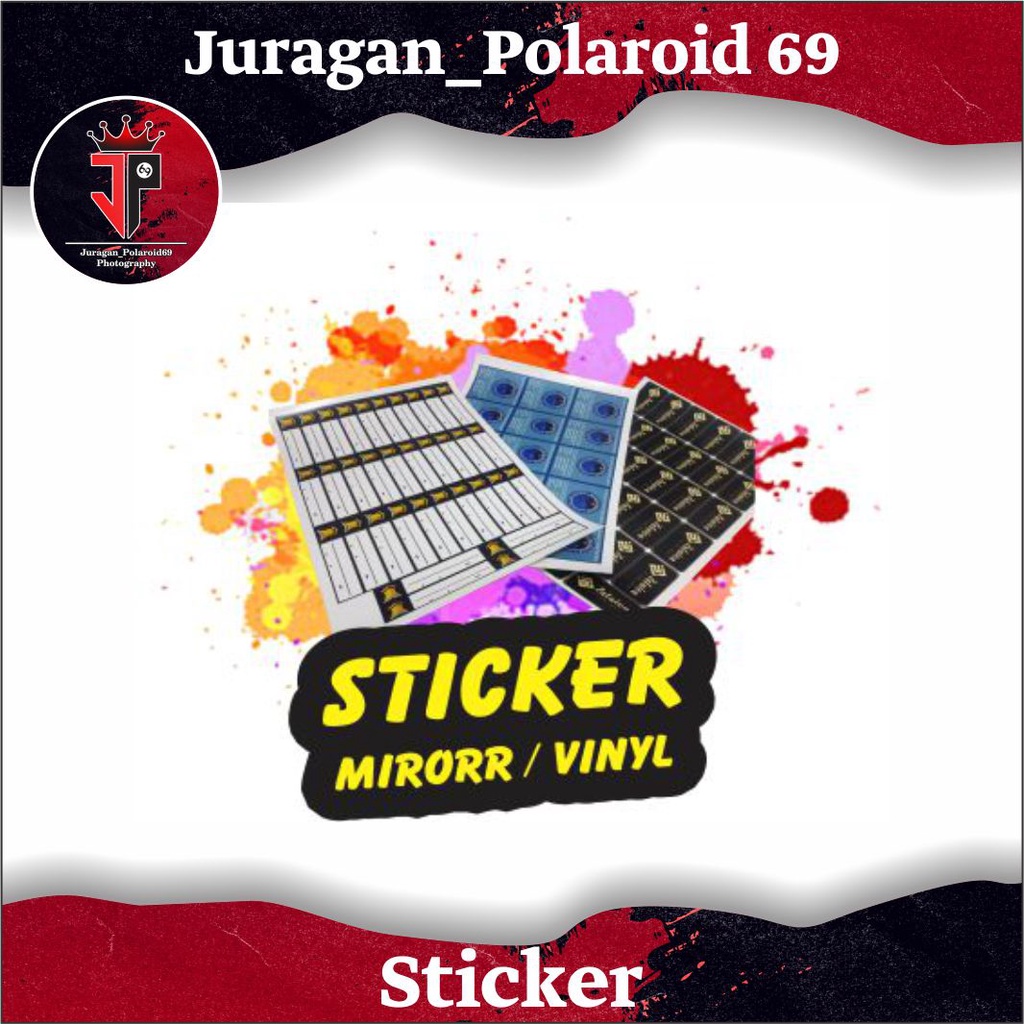 

[TANPA PRE ORDER] Sticker Label Nama/Produk/DLL
