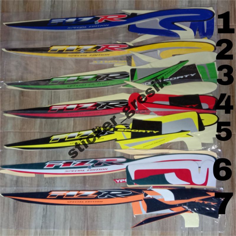 striping Sticker Lis Fiz R caltex