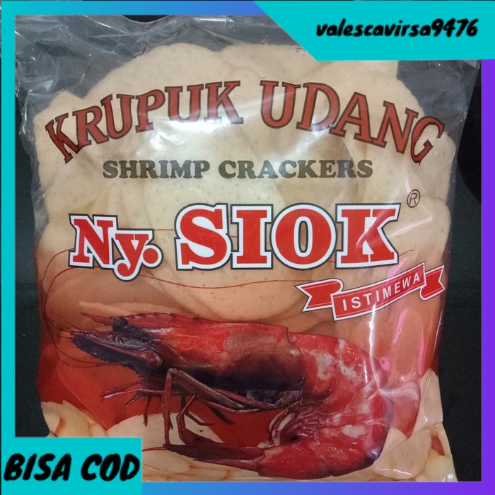 

⭐BISA COD⭐ Kerupuk Udang Oval Ny Siok