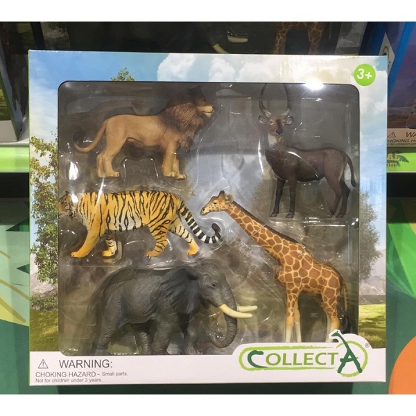 Sale mainan: Collecta Figure Safari Animals Set Original