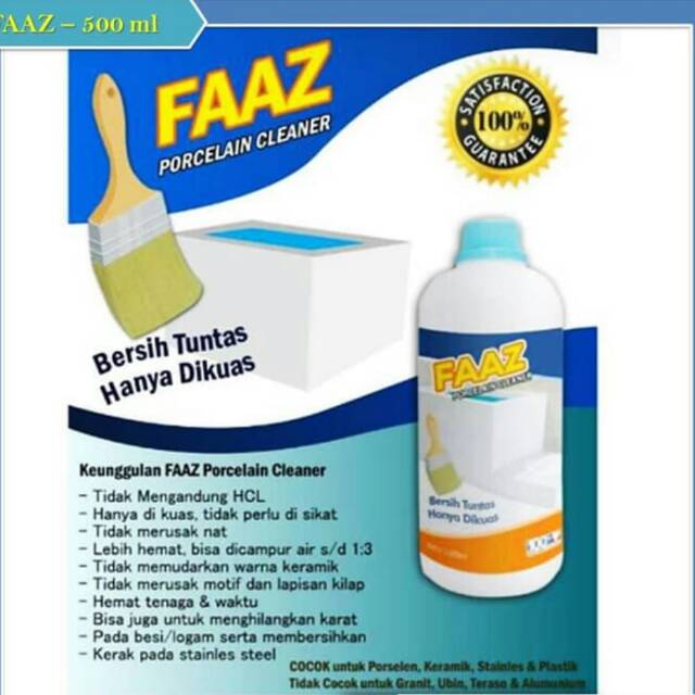 FAAZ porcelain cleaner