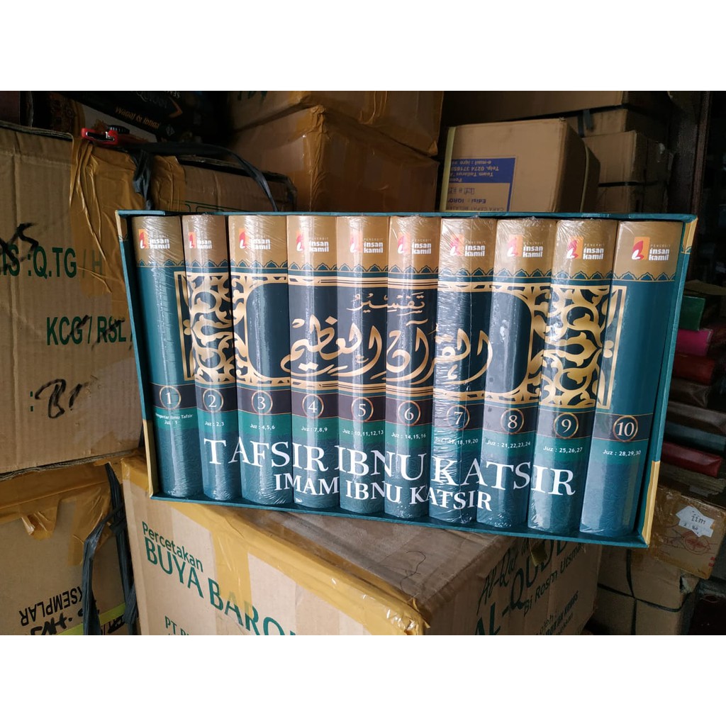 TAFSIR IBNU KATSIR INSAN KAMIL TERMURAH TERLARIS HARD COVER BOX SET