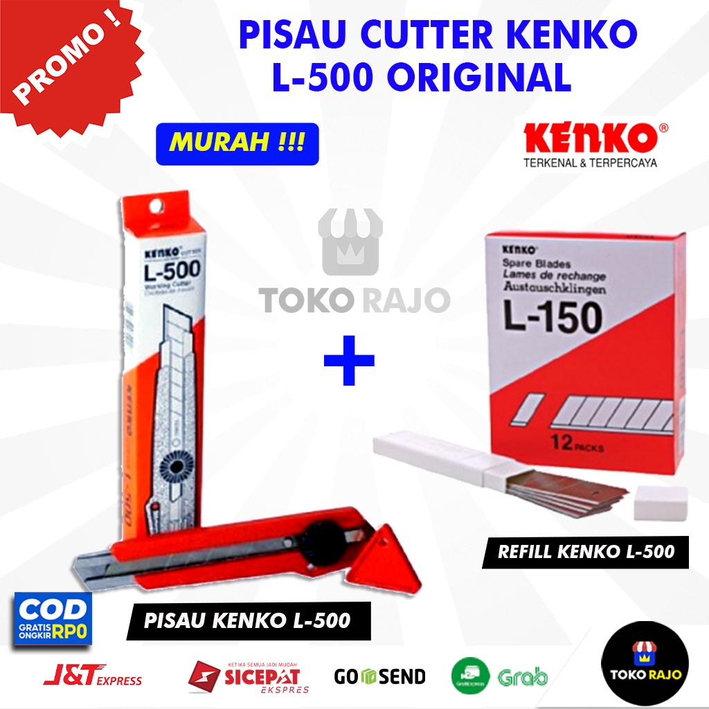 

Pisau Cutter Cuter Kater KENKO L500 L 500 ORIGINAL