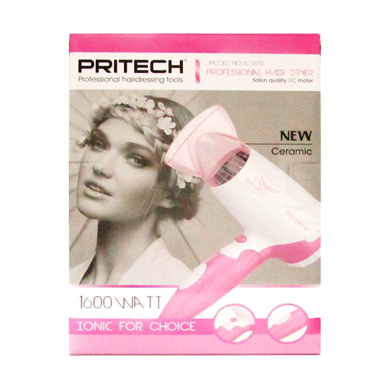 Pritech Professional Hair Dryer 1370 /alat pengering rambut  (76030)