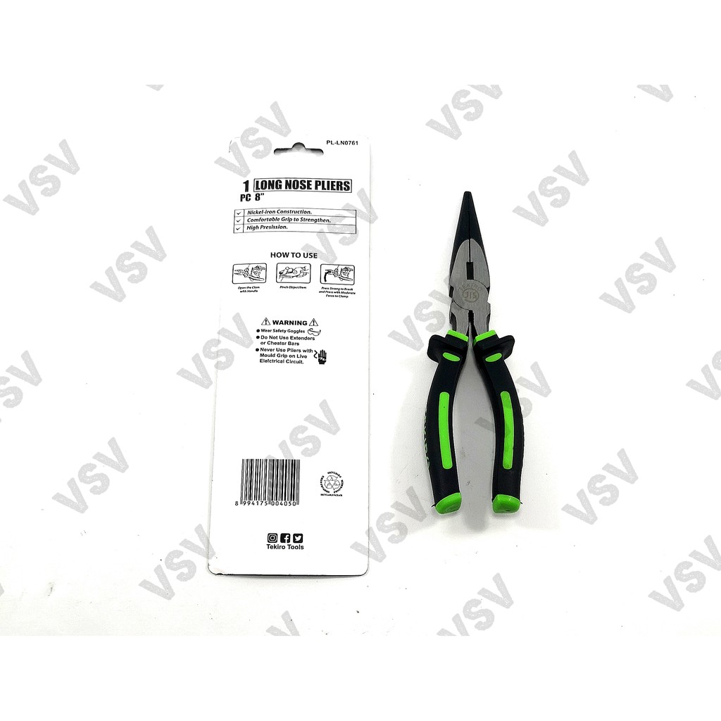 TEKIRO TANG LANCIP 8 INCH [200mm] / long nose pliers 8&quot;