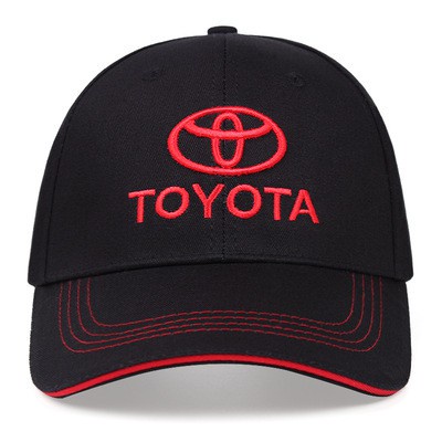 Topi Desain Logo Toyota Bahan Katun Untuk Balap Motor