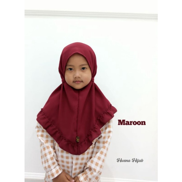 [HUSNA COLLECTION] Jilbab Anak Nafisa / Kerudung Anak