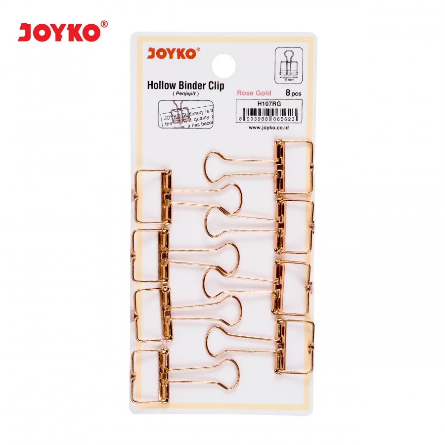 

BINDER CLIP ROSEGOLD JOYKO H107RG