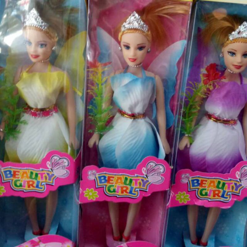 Mainan Anak Perempuan Princes Boneka Cewek Cantik Sayap Peri Bidadari Beauty Girl