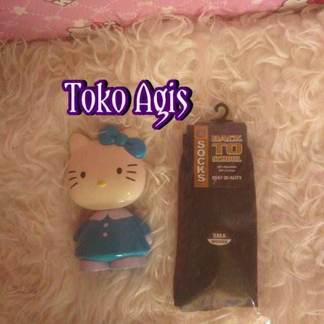 

Kaoskaki sekolah hitam SMA isi 12pasang (Packing)