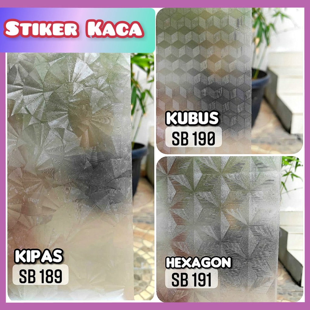 Jual Wallstiker Wall Sticker Kaca Sunblast Kaca Pintu Dapur Setiker Jendela Kamar Mandi Sb