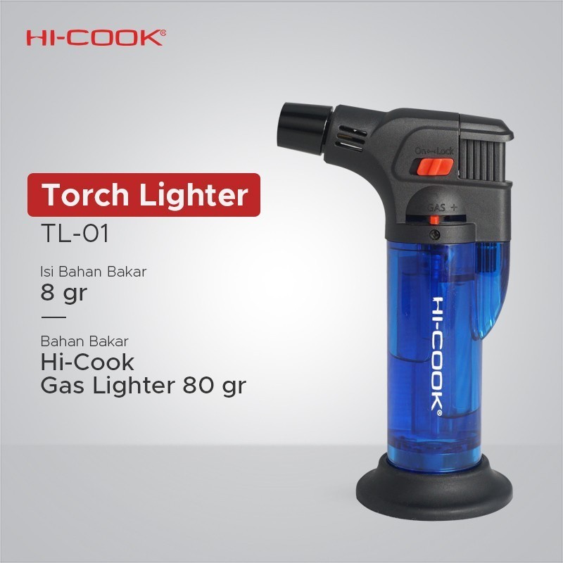 Barangunik2021-Pemantik Obor / Korek Api Gas Torch Lighter HI-COOK TL-01 Bagus/Korek Api/Pemantik