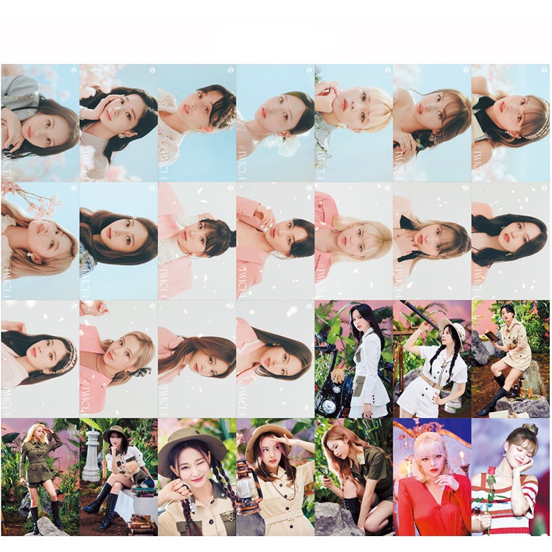 55pcs/box TWICE Photocards TWICE4 2022 Album LOMO Card Postcard ((In STOCK) Kpop fan)