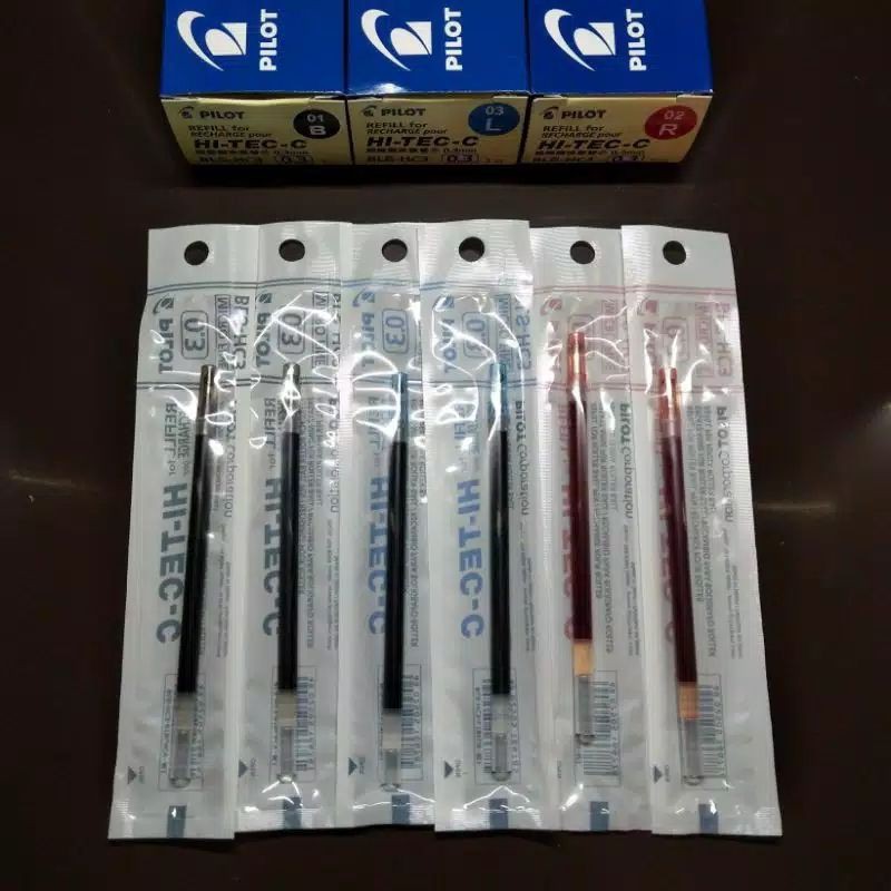 

Refill Isi Pulpen Hi-Tec C 0.25/0.3/0.4/0.5 [ 1Pcs ] / Isi Pulpen Hi-Tech C