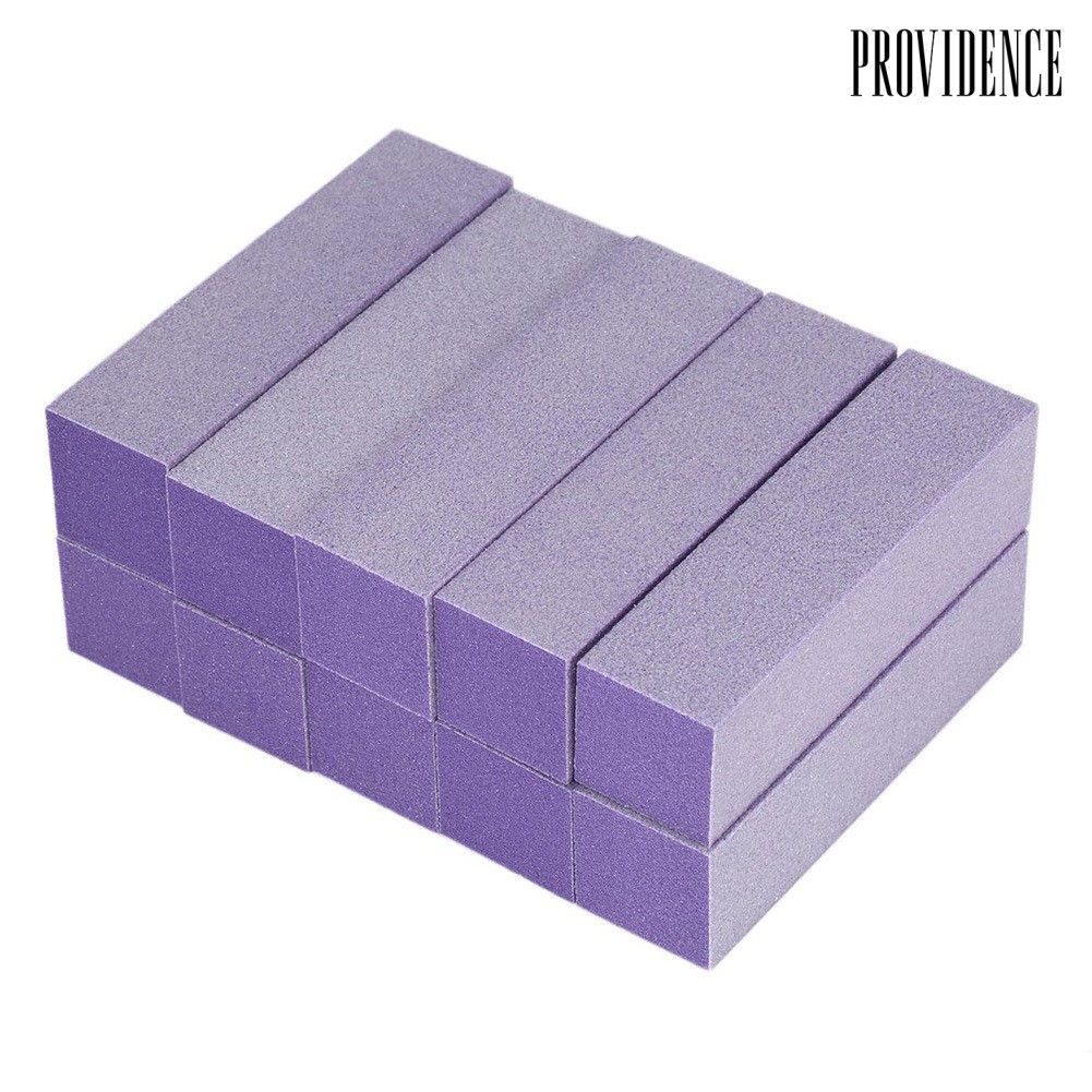 Providence 10 Pcs Buffer Buffing Sanding Files Manicure Polish Tool Nail Art File Blocks